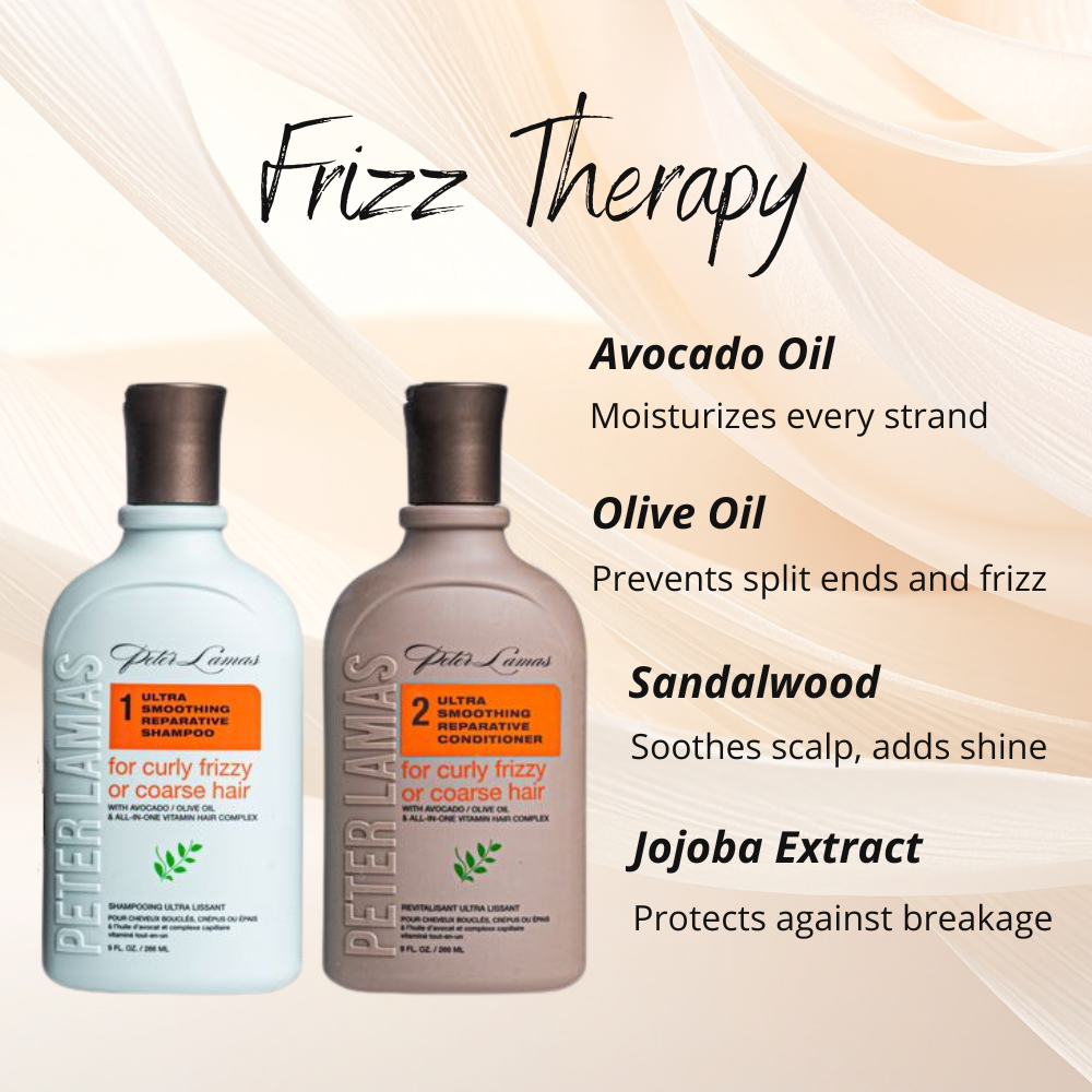 Avocado & Olive Oil Ultra Smoothing Shampoo | For Curly, Frizzy, Coarse Hair