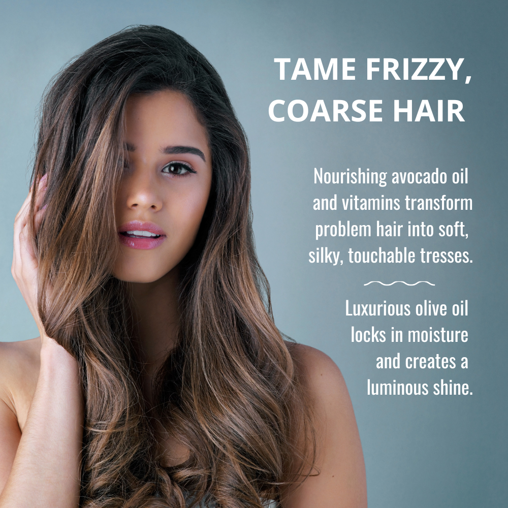 Avocado & Olive Oil Ultra Smoothing Shampoo | For Curly, Frizzy, Coarse Hair